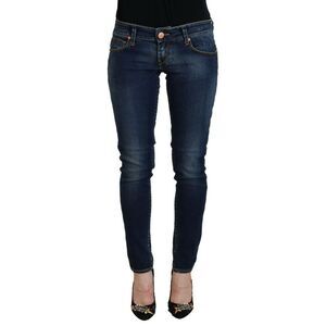 Acht Blue Cotton Low Waist Skinny Women Casual Women's Jeans
